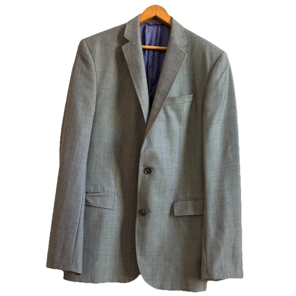 TED BAKER LONDON Endurance ‘JAY CT’ Sport Coat Blazer Suit Jacket Wool 42L